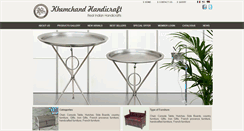 Desktop Screenshot of khemchandhandicrafts.com